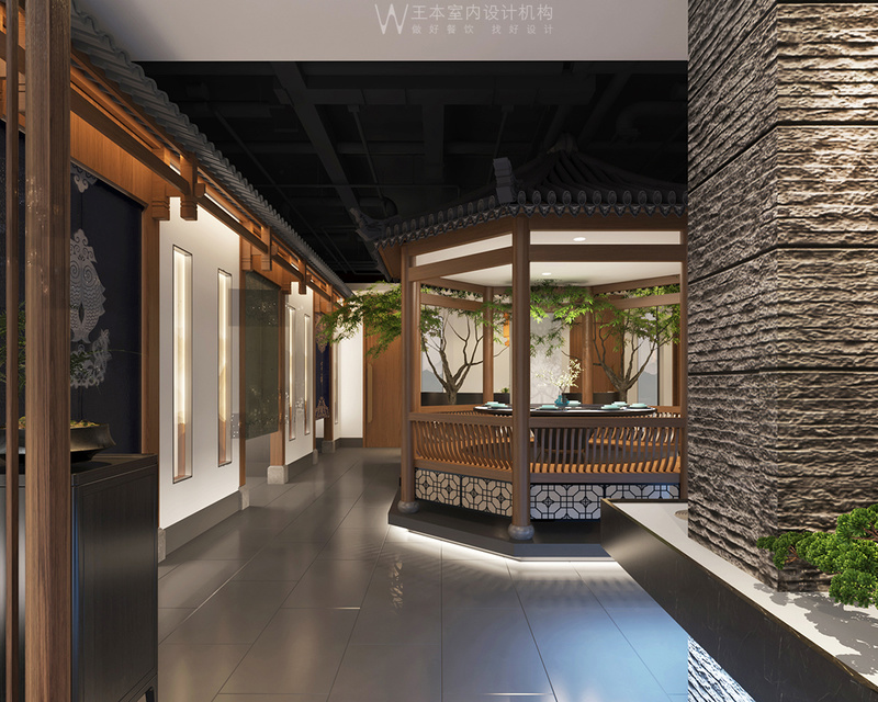 延庆璐香元中餐厅装修设计丨中国北京丨万中设计王本餐饮空间设计机构-19