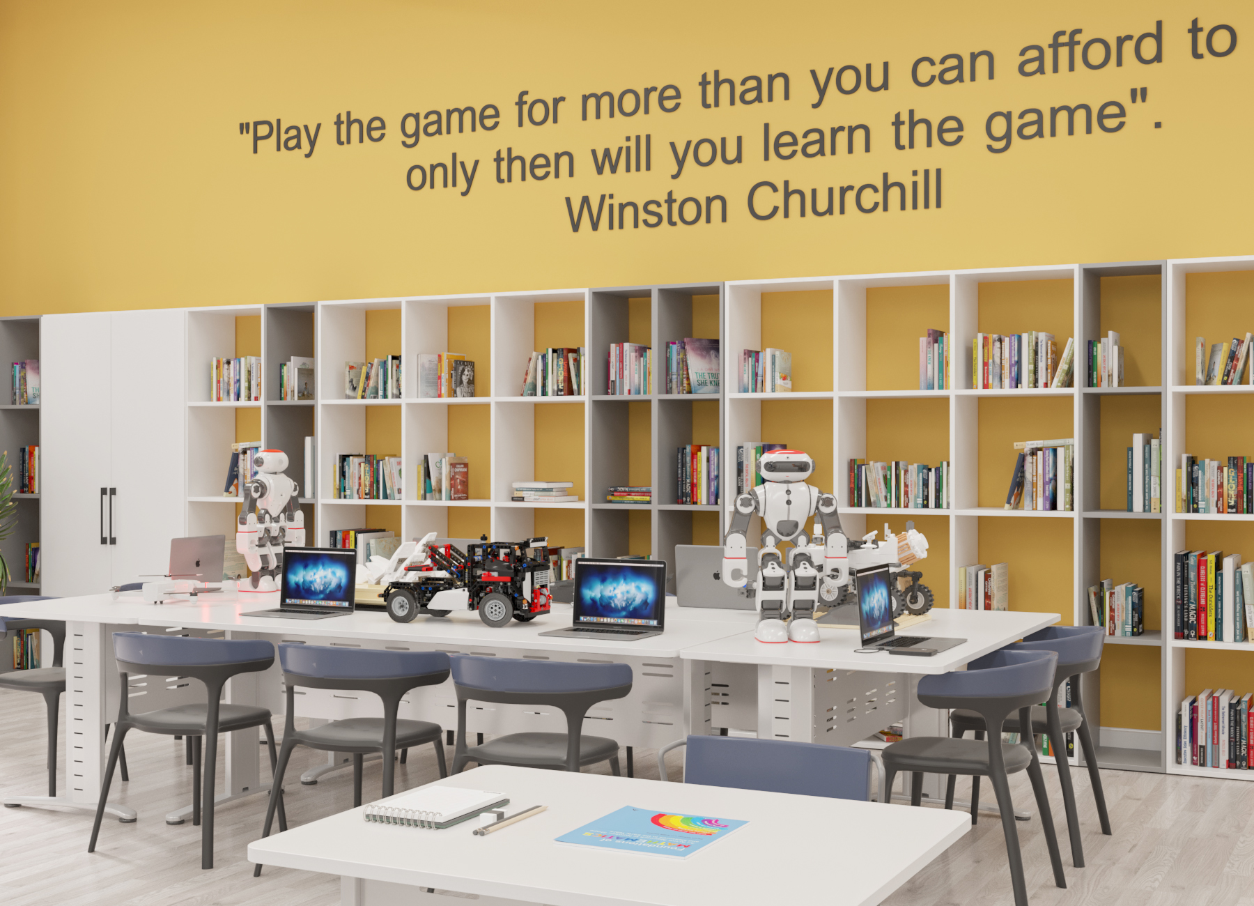 Math class interior design in a private school-2-7