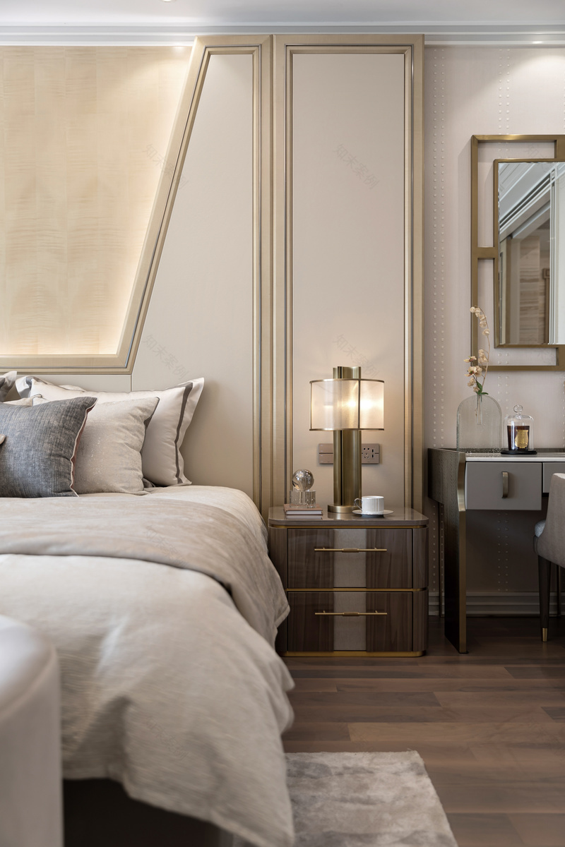 嘉兴桐乡濮园杏林苑S265户型合院样板房软装工程-65