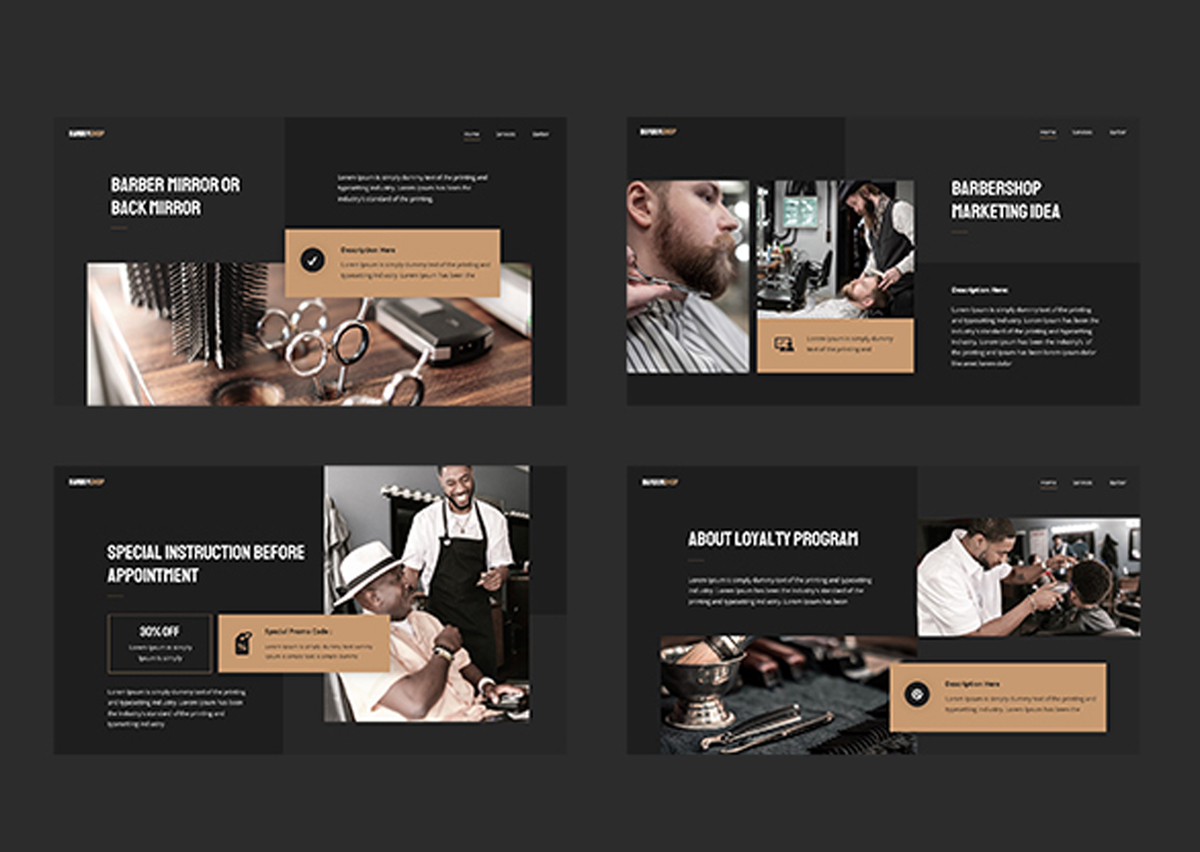 理发店演示模板-5