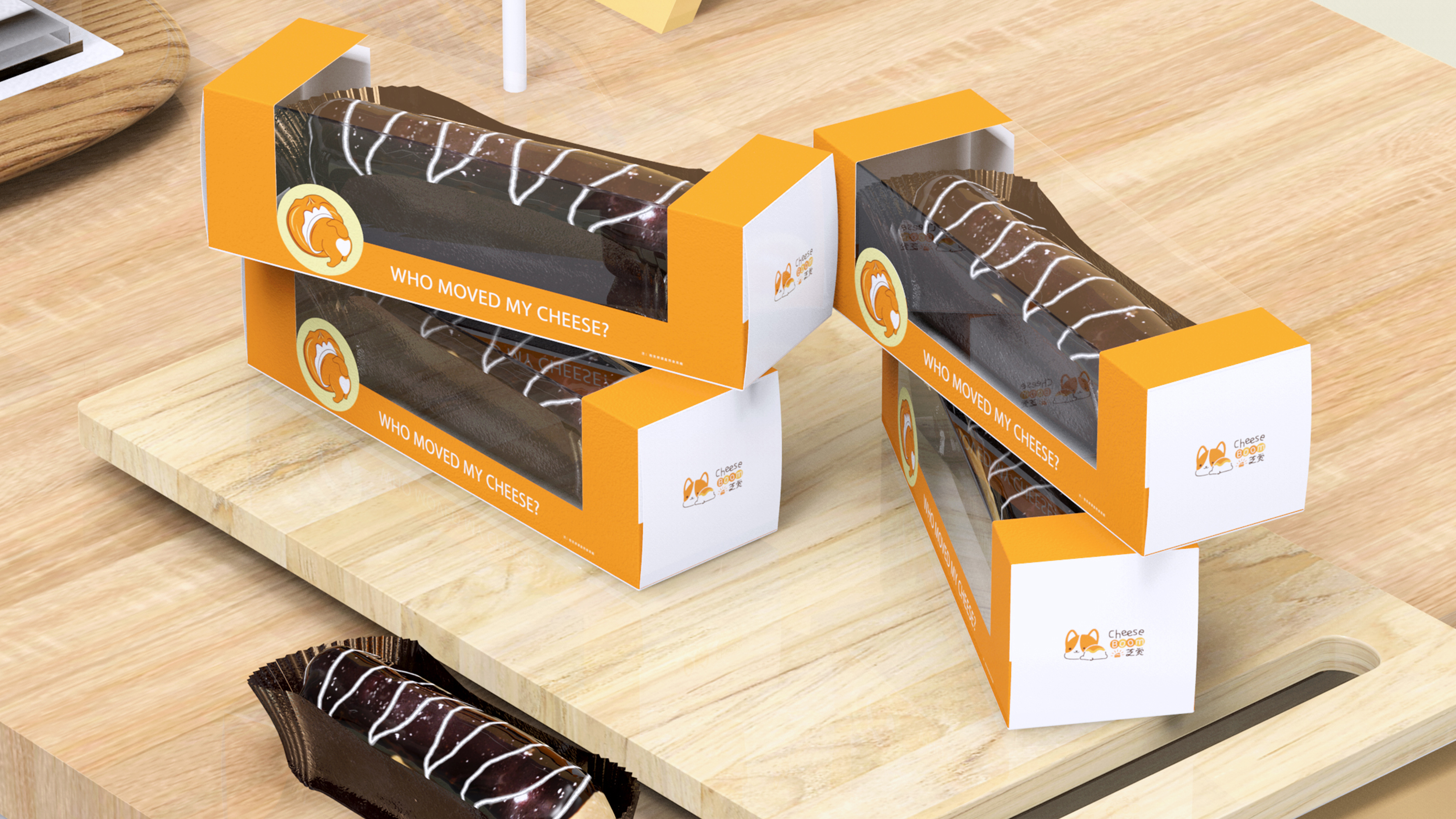妙集 x 芝觉 奶酪包装设计店面空间设计-9