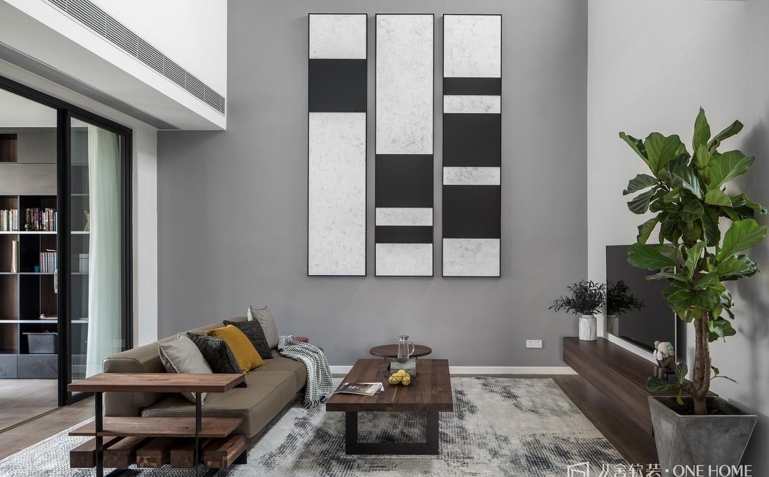 广州御溪谷 350m²别墅,演绎简约中性色的美学空间-36