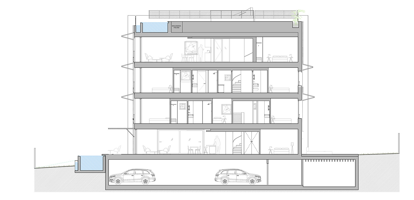 Paral·lel 公寓大楼丨西班牙巴塞罗那丨OHLAB-69