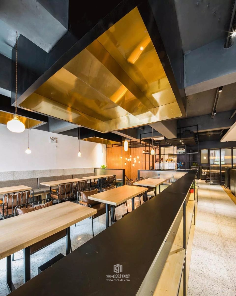 全文室内设计-“每天”美式休闲餐厅-42