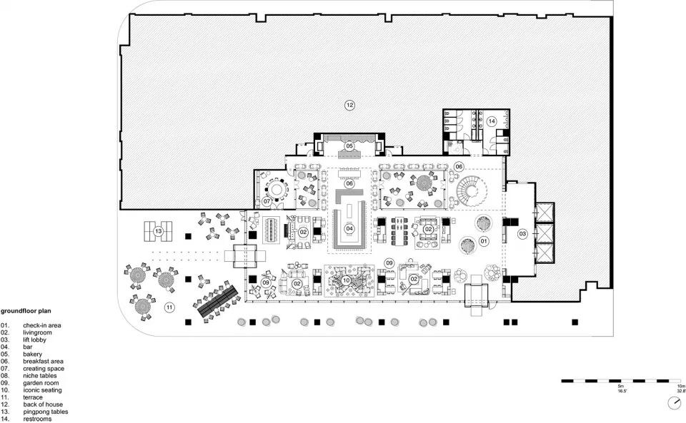 citizenM 上海虹桥店，活力四溢的现代公共空间-49