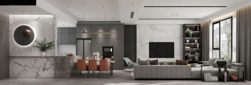 龙湖·景粼天序 · 简约与实用并重的现代家居设计丨中国西安丨品界洛克设计事务所-64