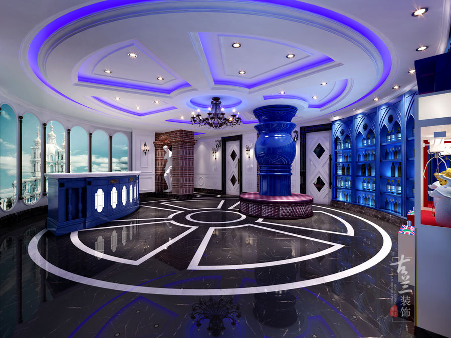 渠县幻城KTV——成都KTV装修设计成都KTV会所装修设计成都主题KTV在先做设计-5