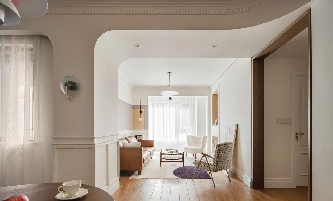 91㎡两居改一居，柔和的色调，温暖的材质，美好无处不在！-39