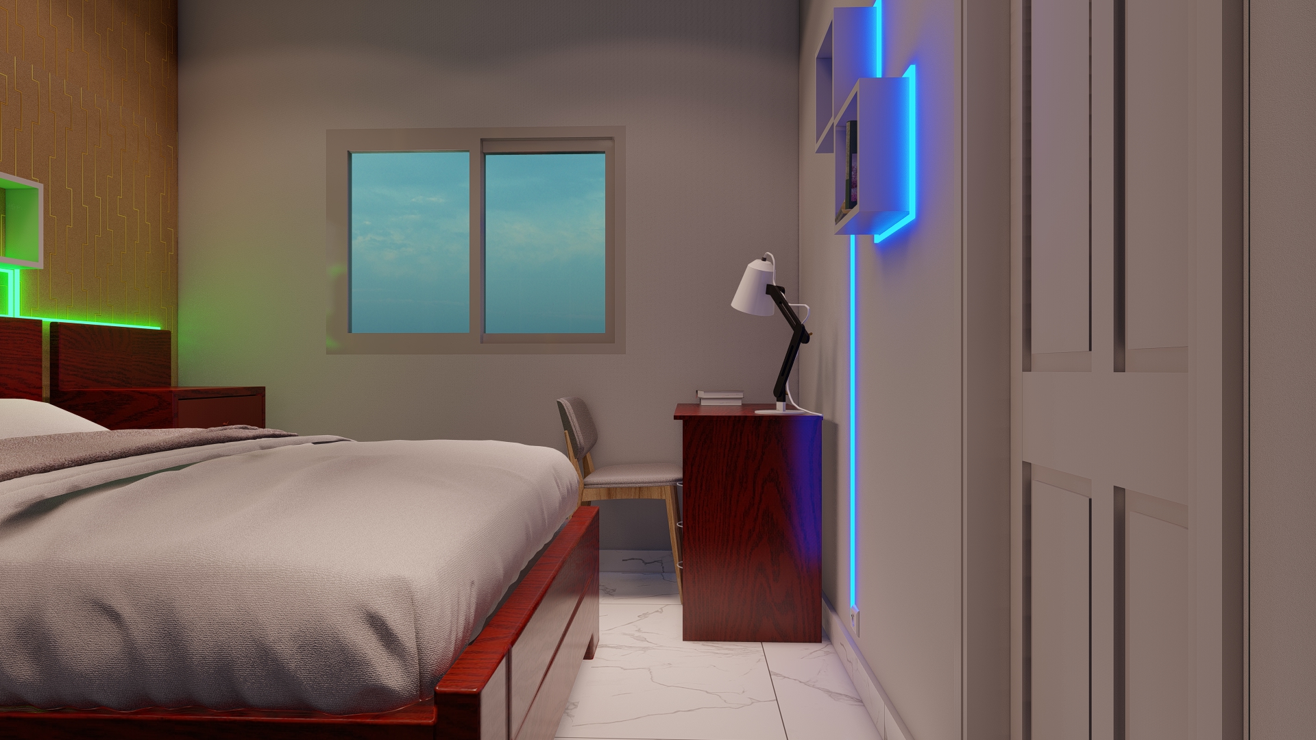 青少年卧室设计-11