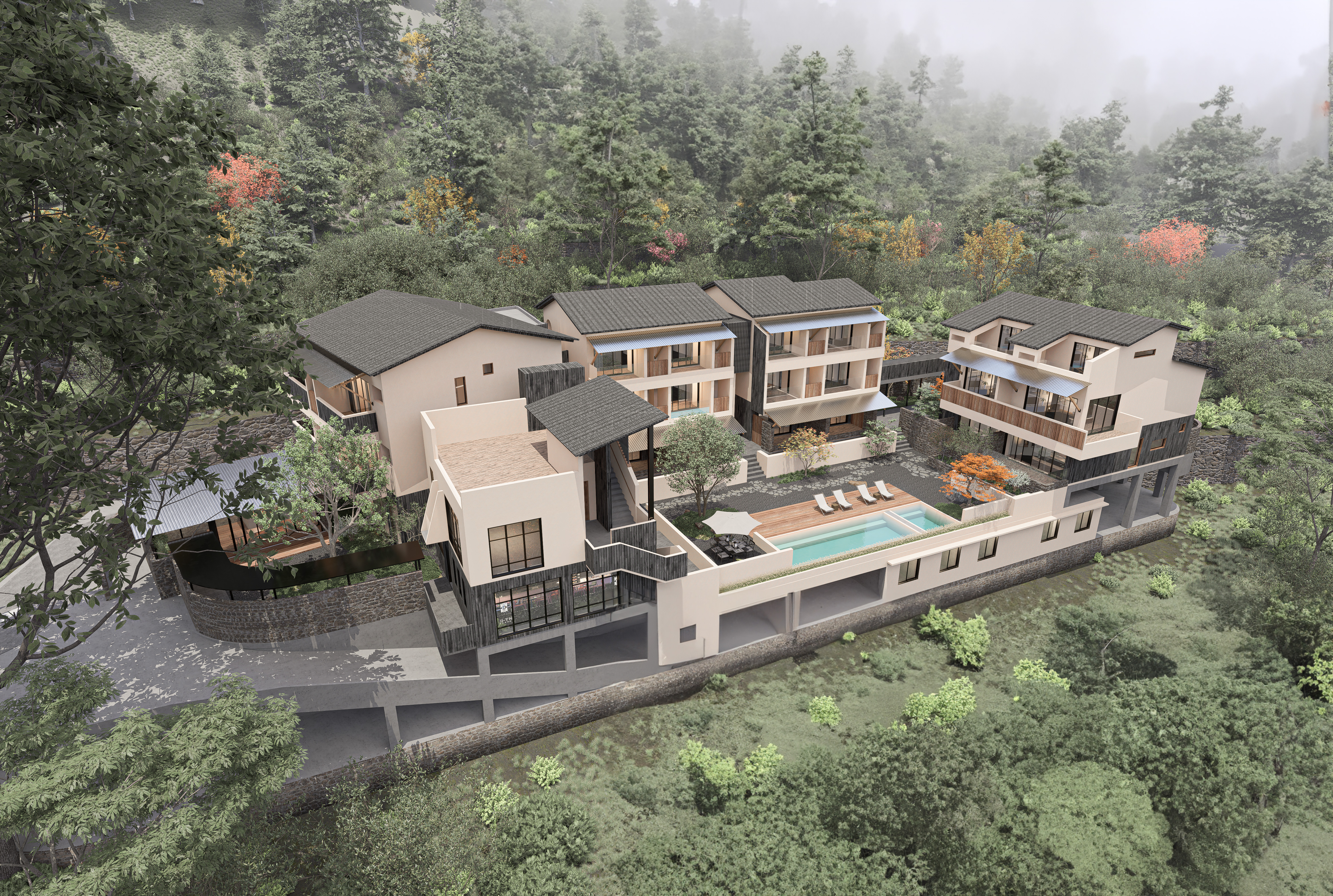 山居 · 海螺沟温泉民宿丨中国四川丨象外建筑设计-9