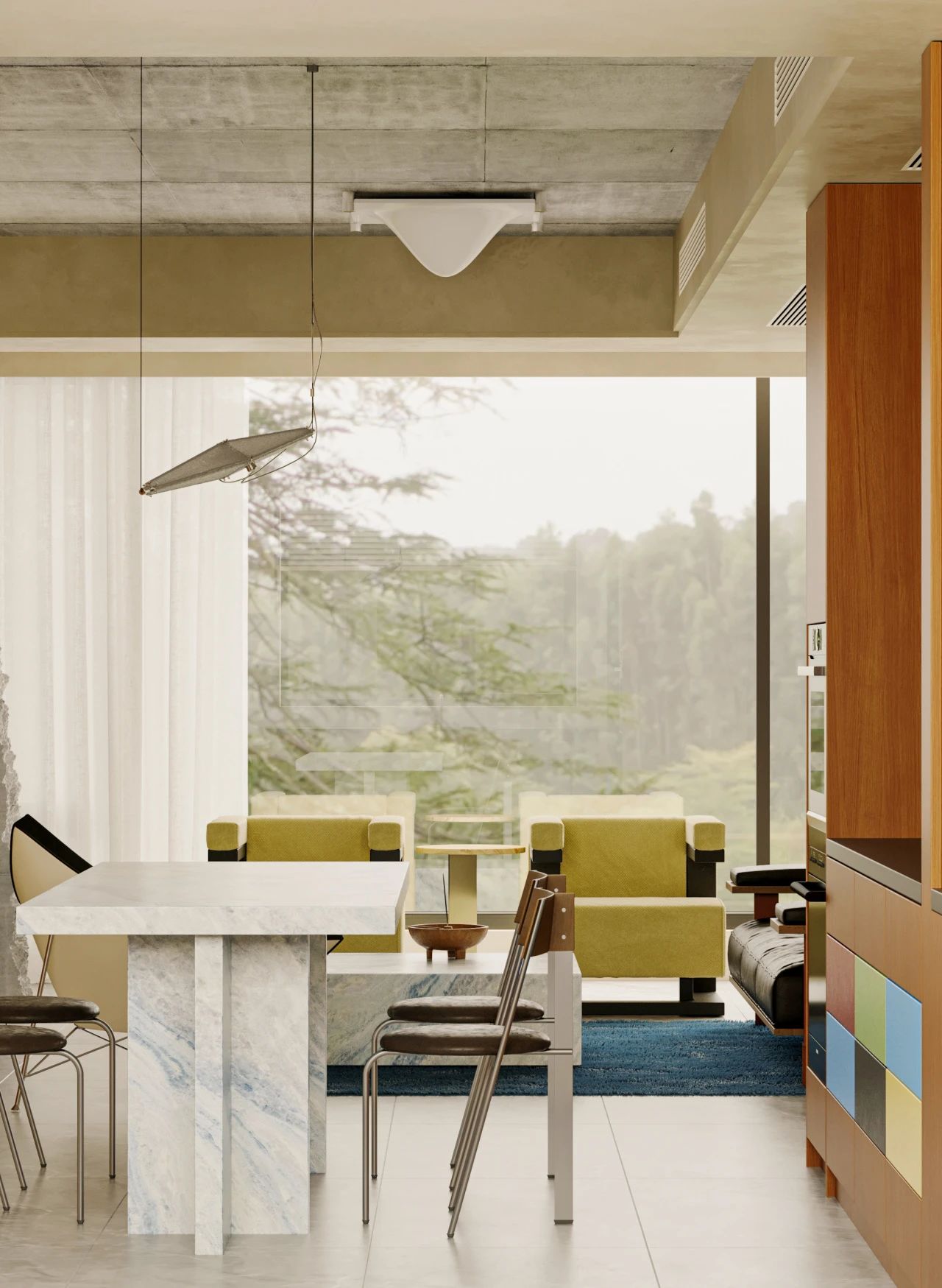 满院东风 · 浙江杭州时髦精的家丨中国杭州丨為设计-61