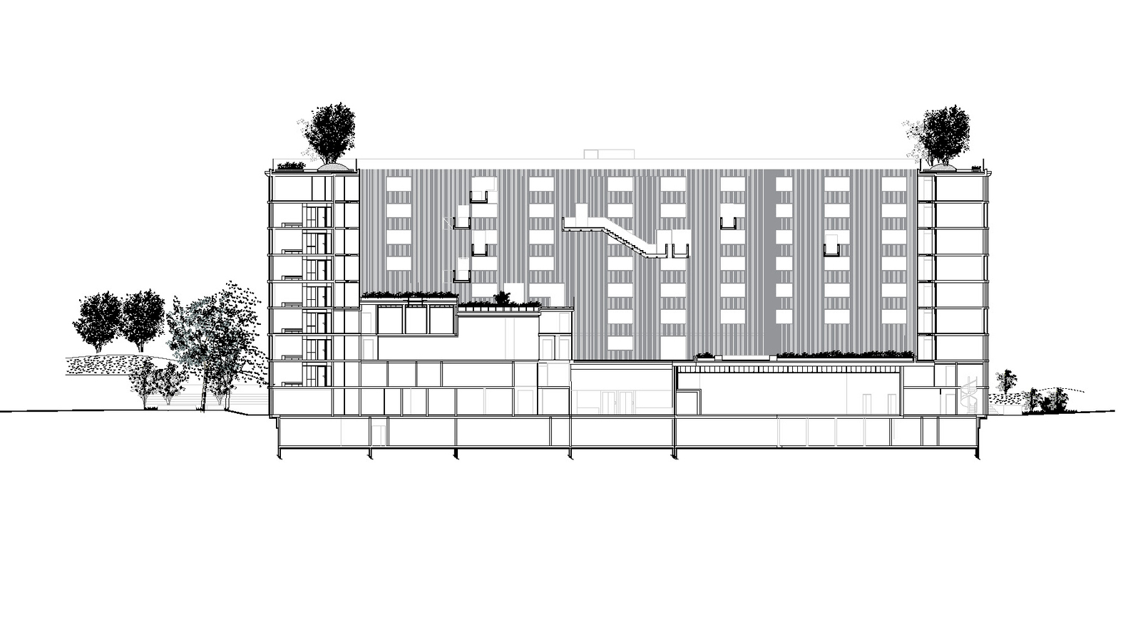 法国巴黎国际大学城中国学舍丨非常建筑,CAAU-44