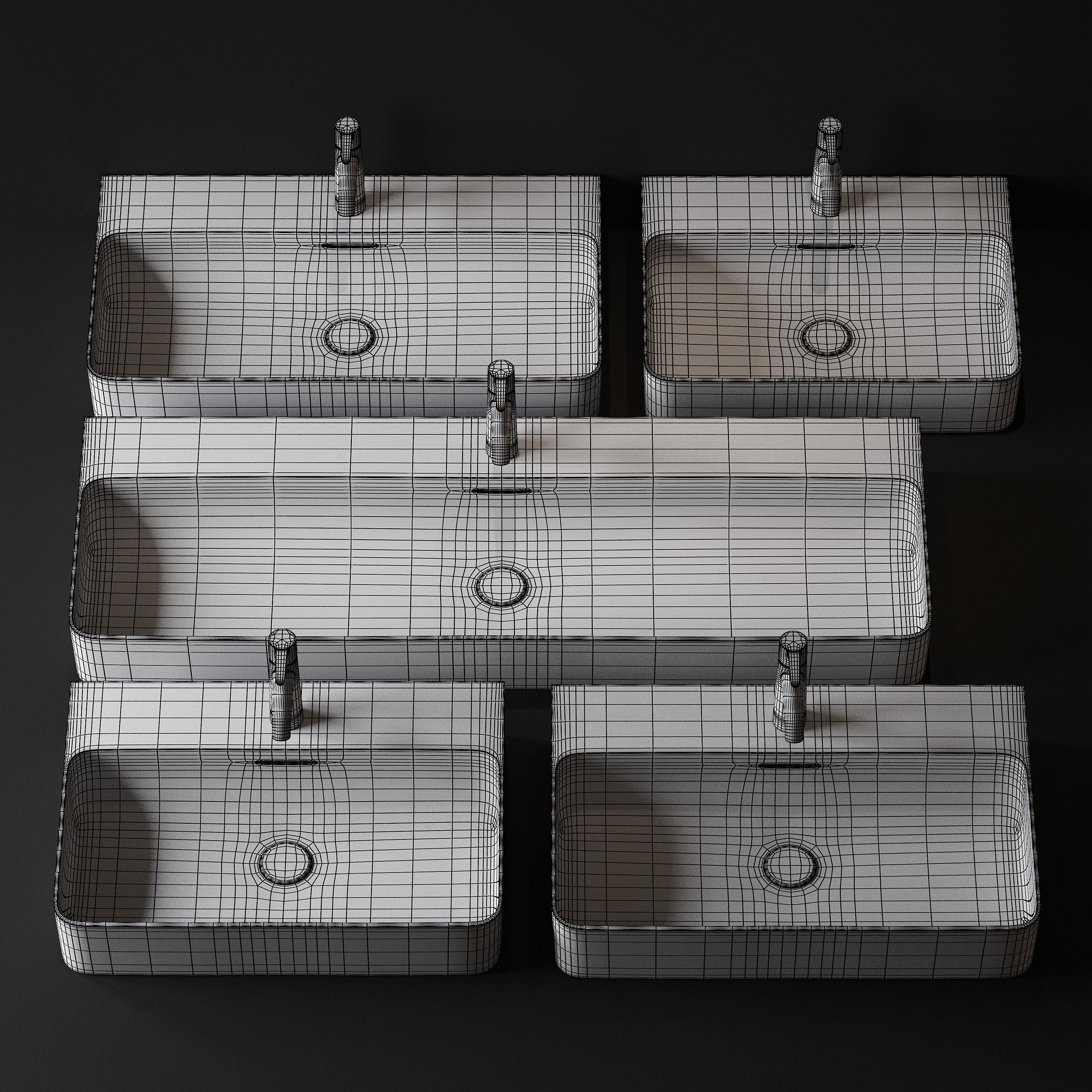 Laufen washbasin 3dmodels pack-10