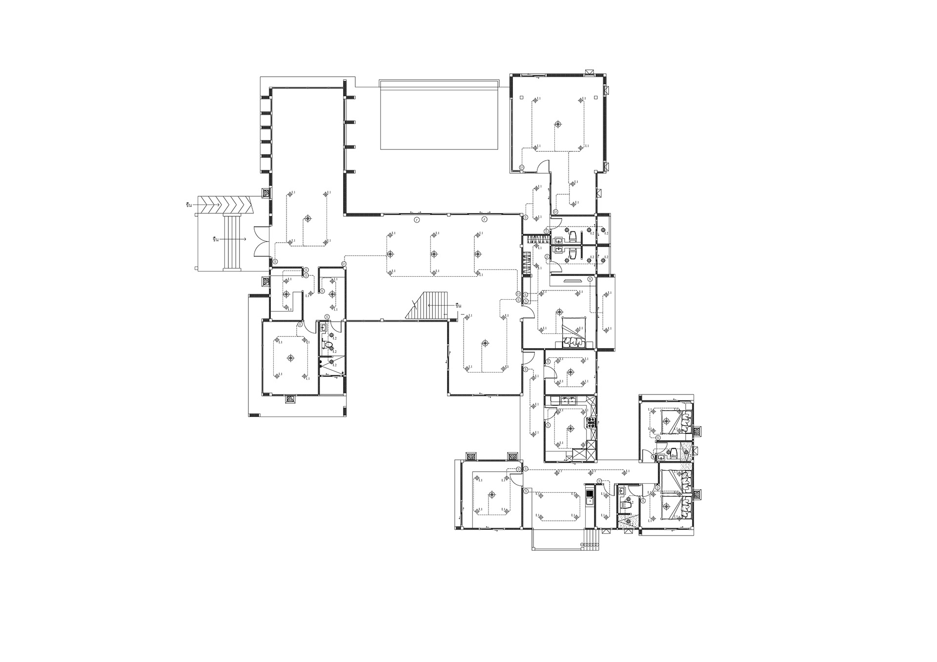 architectural drawing of residential house-53