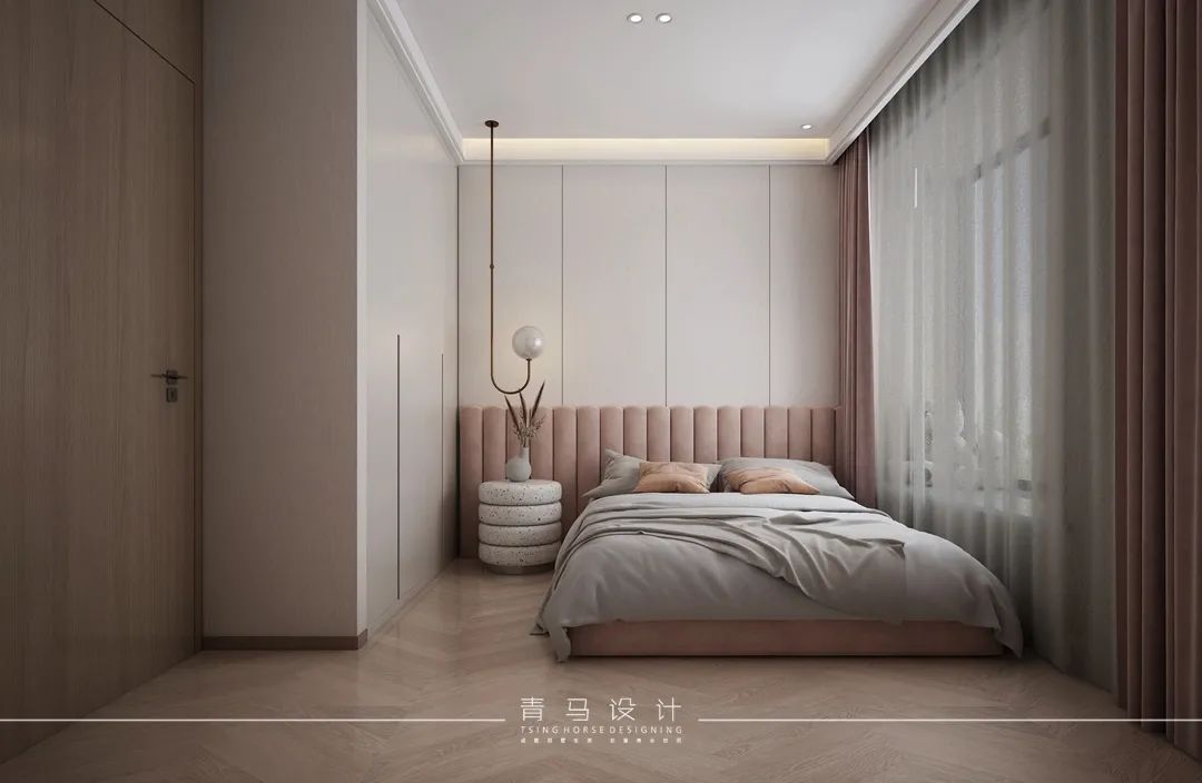 万达天玺现代简约大平层设计丨青马别墅空间设计-49