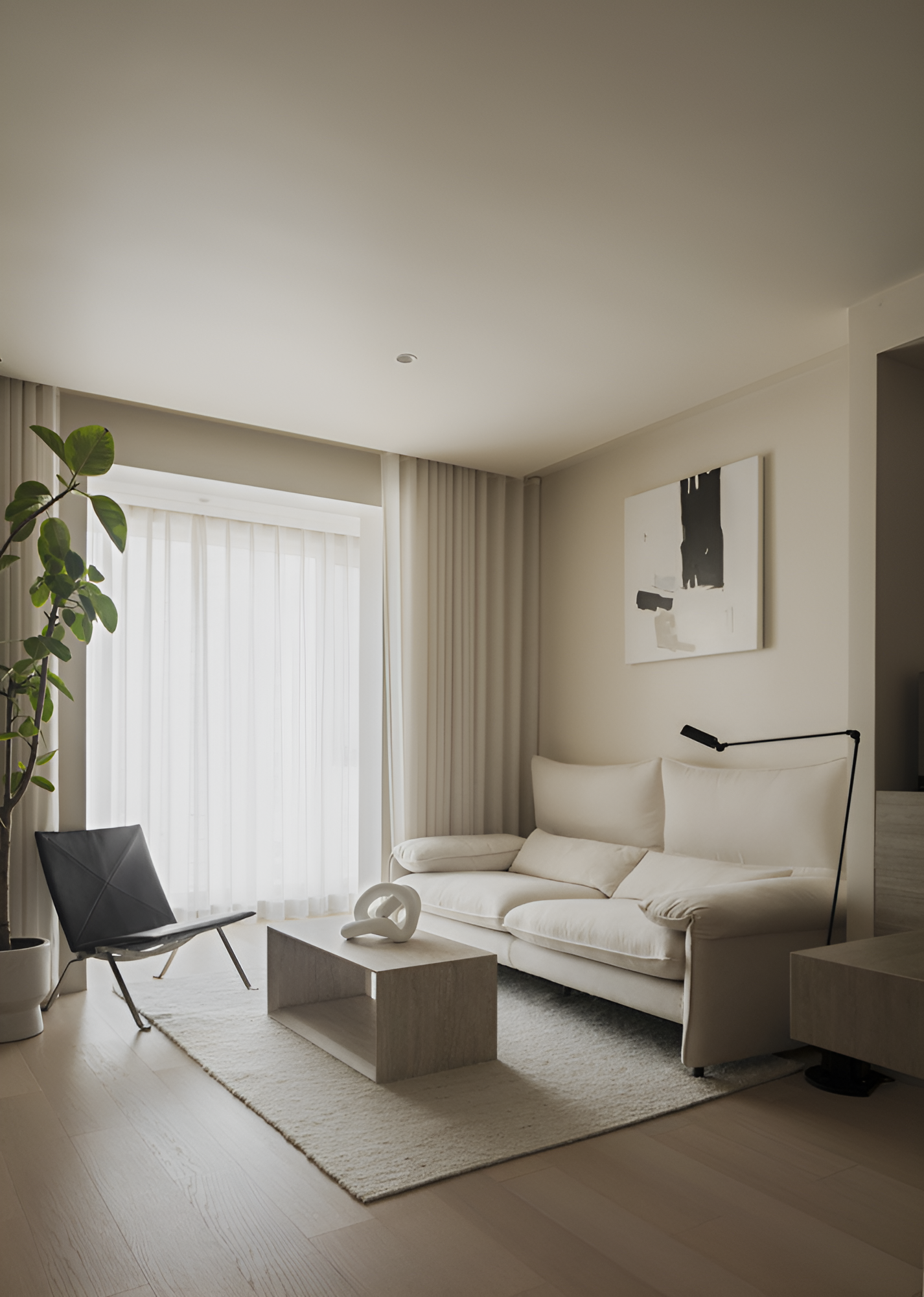 极简通透一居室丨中国北京丨NOTHING DESIGN-2