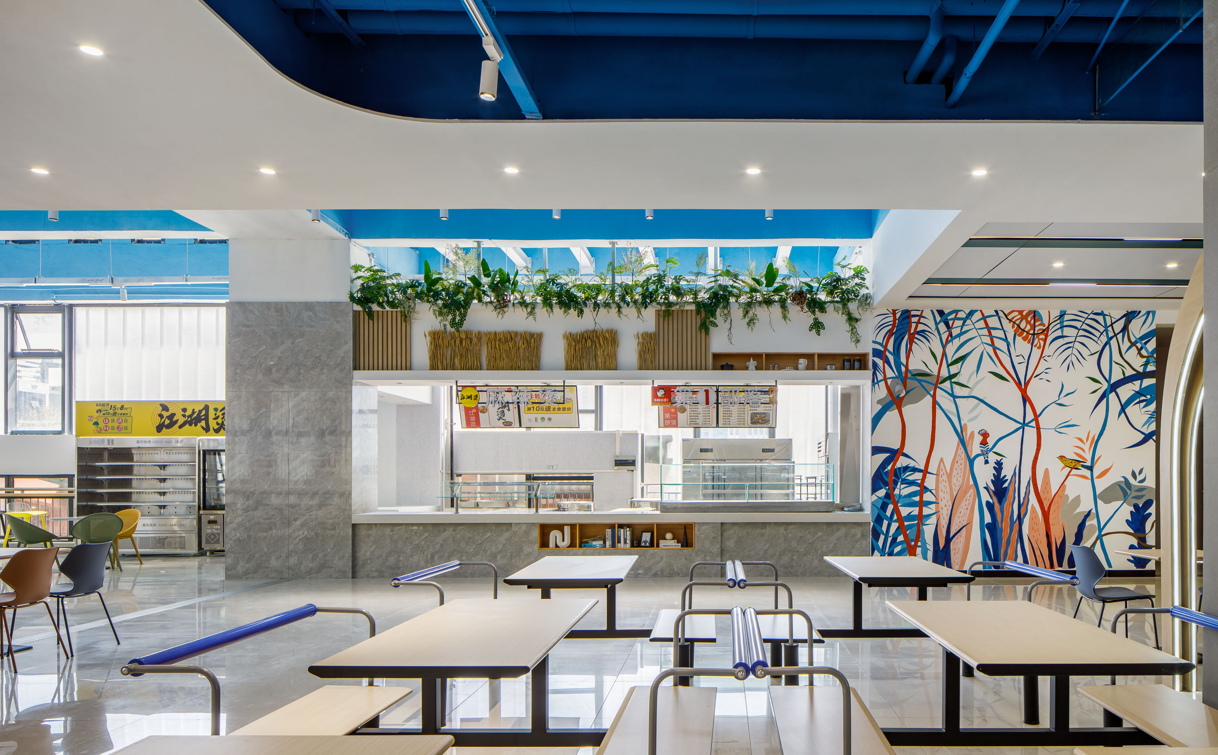 芳华 · 河南工业大学校园餐饮空间设计丨中国郑州丨晓寒建筑空间设计-69