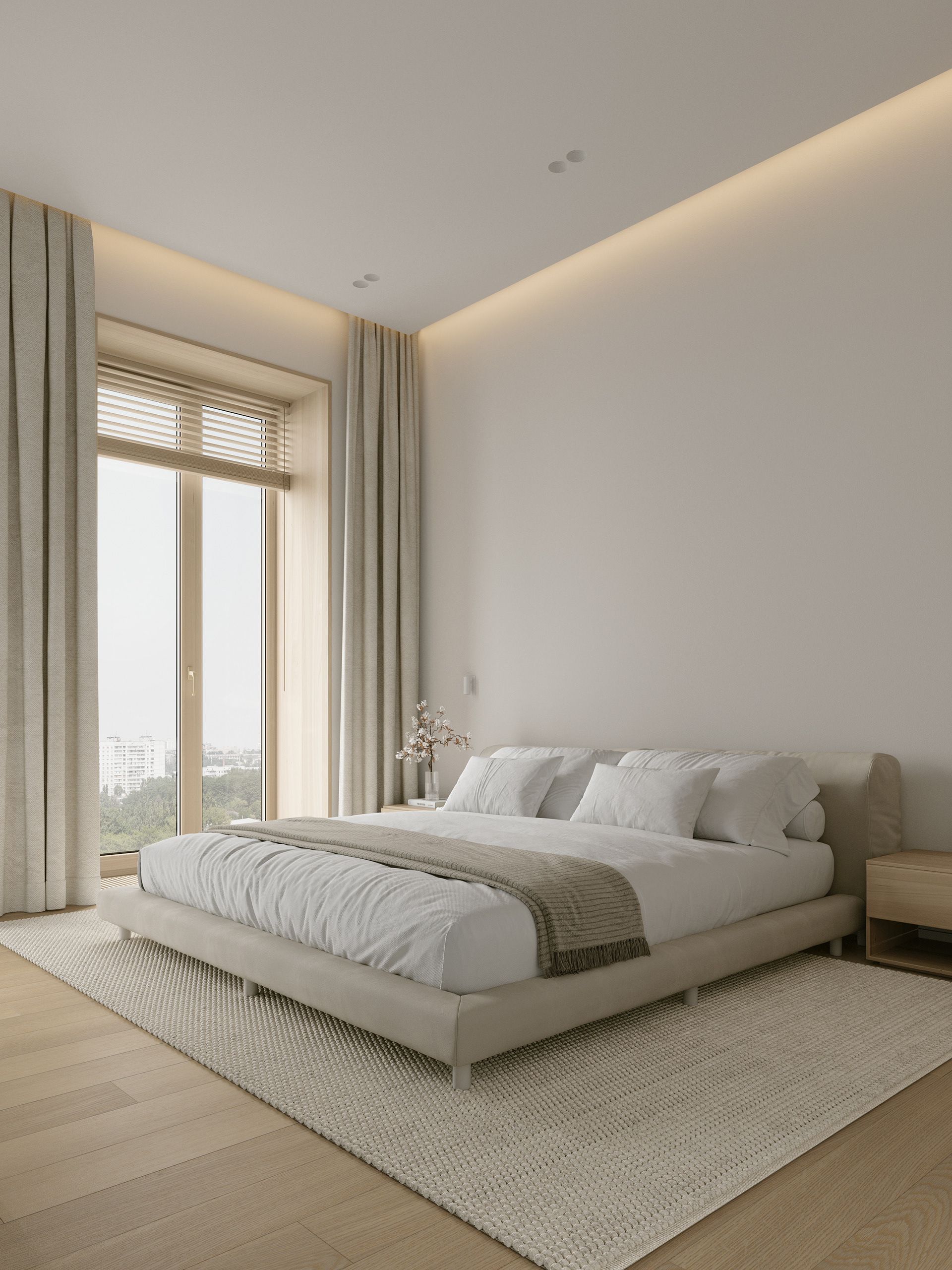 极简室内设计；极简室内风格（注：Minimal Interior常见指室内空间呈现极简主义的设计或风格，两种表述侧重点略有不同，可根据具体语境选择，若仅从最宽泛理解，极简室内设计更合适） 丨俄罗斯莫斯科丨Andrey Popov-22