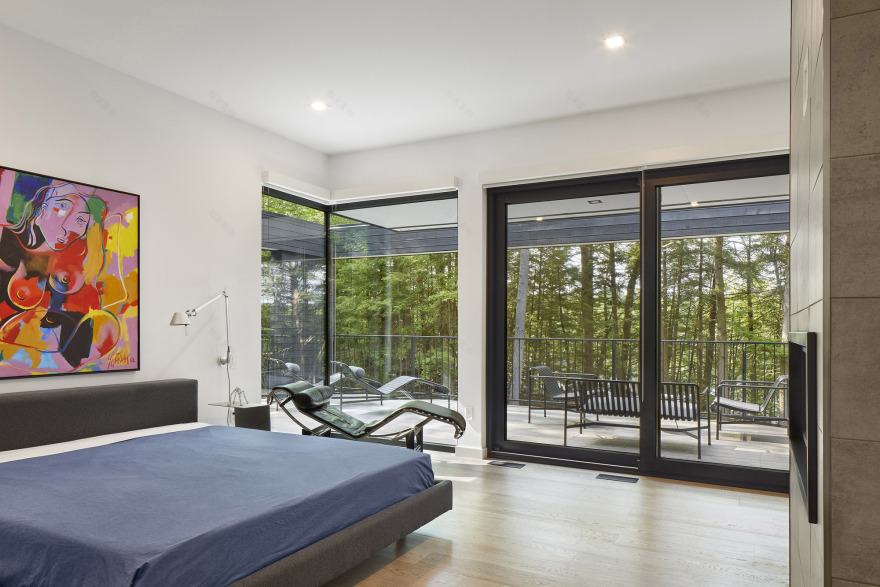 肯纳贝克湖边小屋丨加拿大丨Zerafa Studio-44