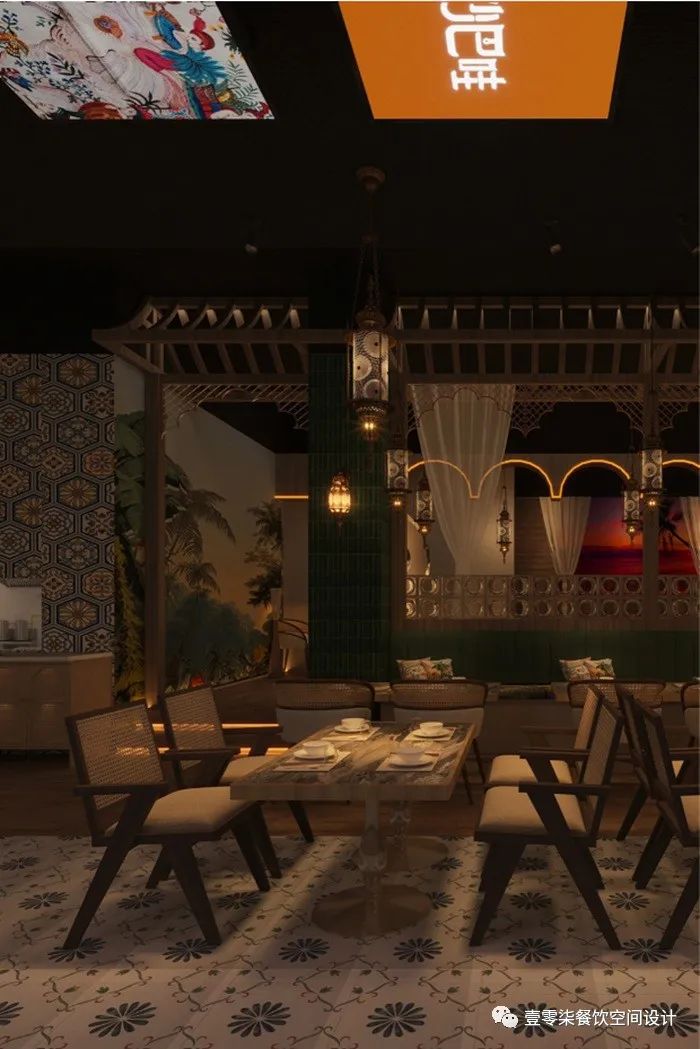 沙巴哇泰国料理餐厅设计案例丨中国广州丨广州壹零柒餐饮设计公司-17