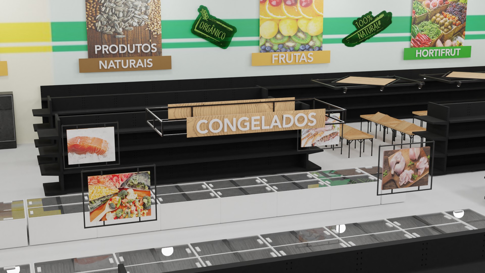 Projeto Interno e Externo 3D para SuperMercado-7