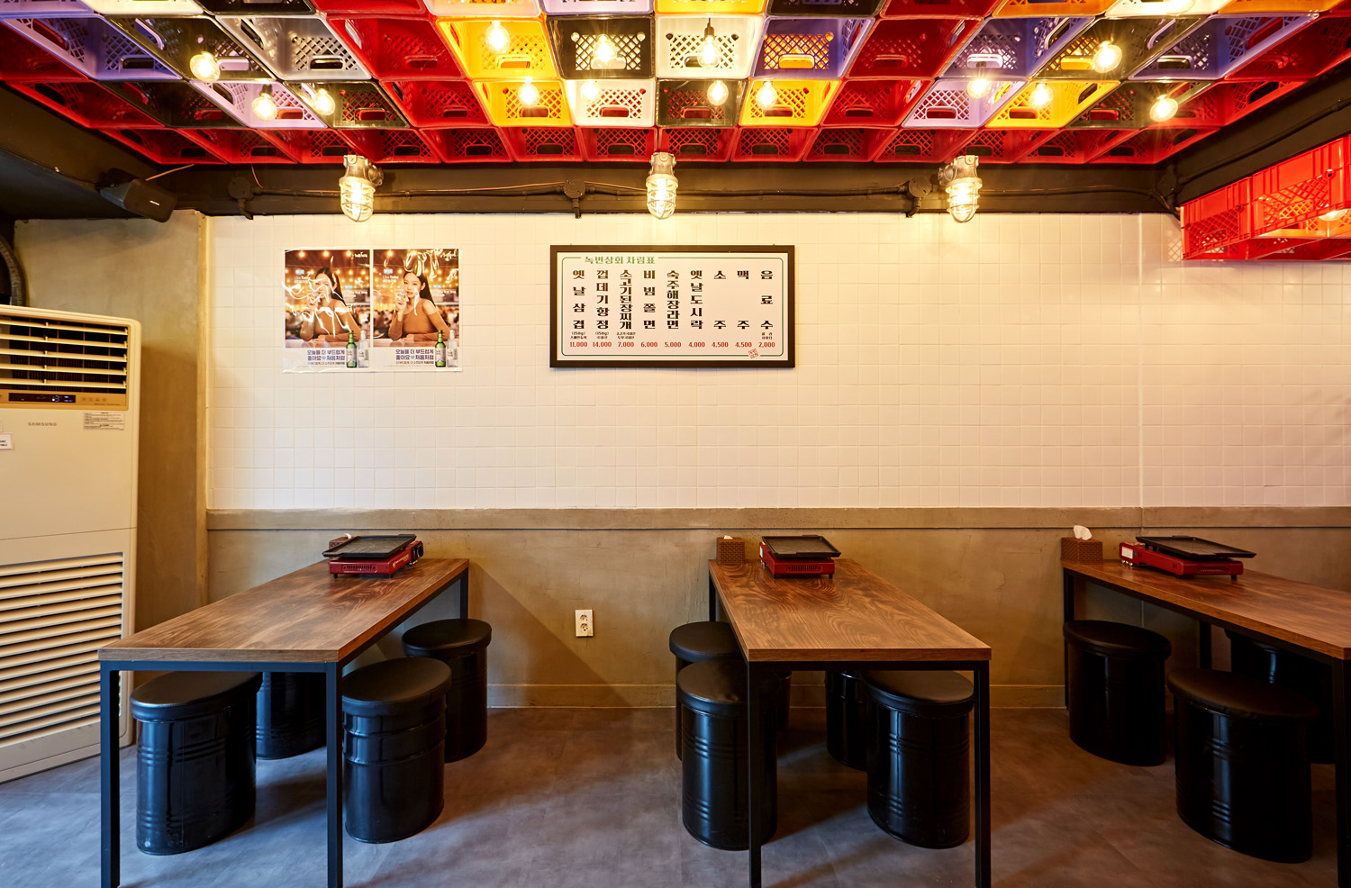 韩国 Inteirie 餐厅 | 色彩斑斓的极简主义设计-10