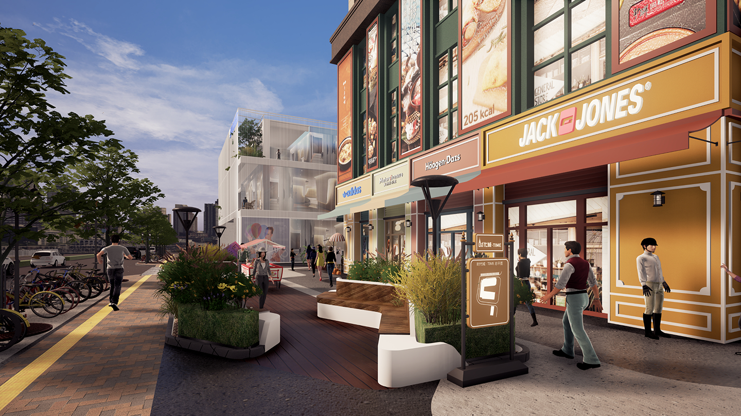 时代城商业街 | 摩登风情的小型综合体设计-18