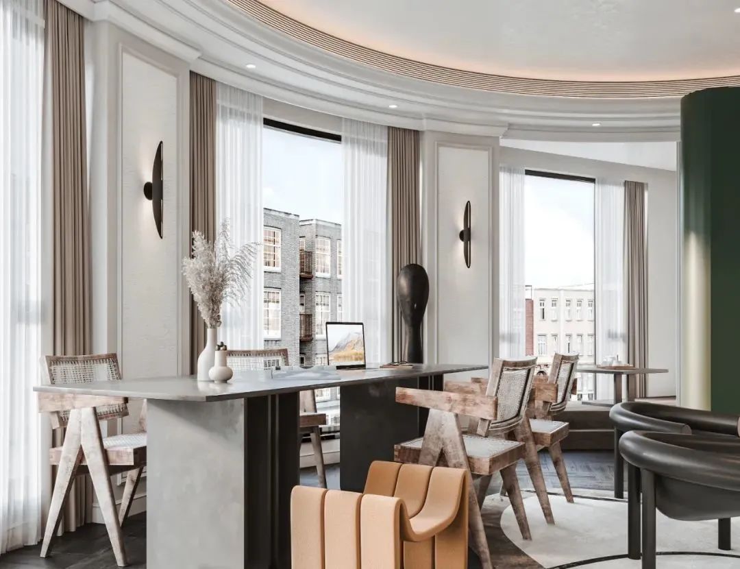 集境设计 | 打造极致浪漫艺术大宅,自然光与空间的流动对话-10