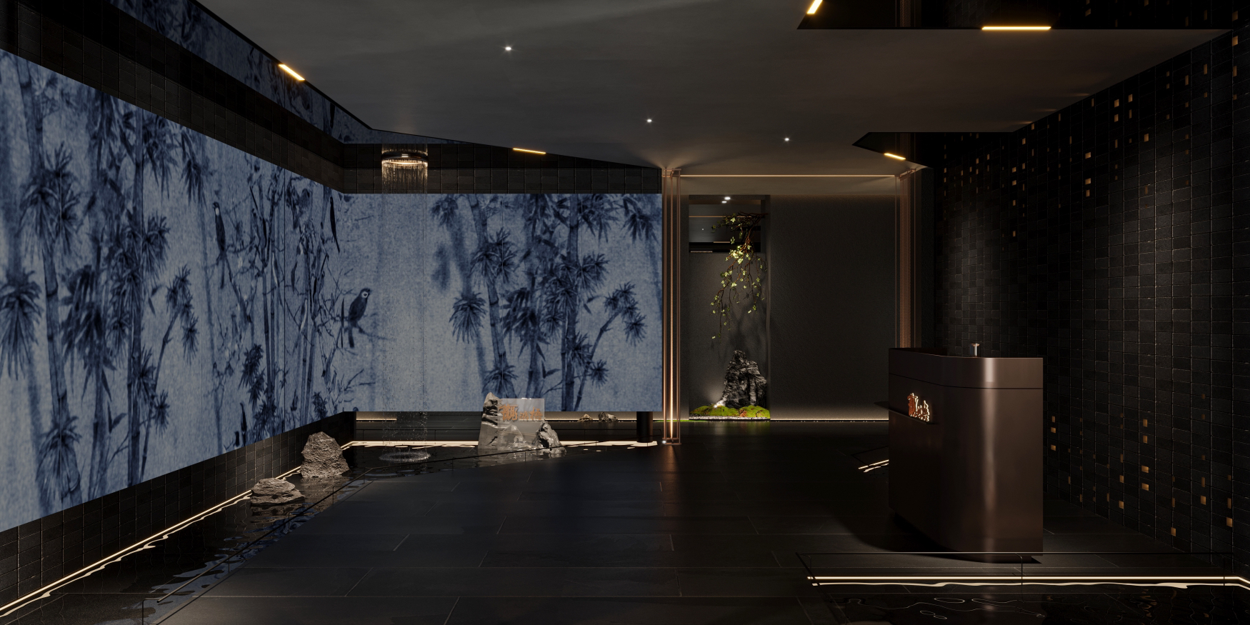 私人会所 东方极简韵味碰撞丨中国南京丨璞云空间设计-10