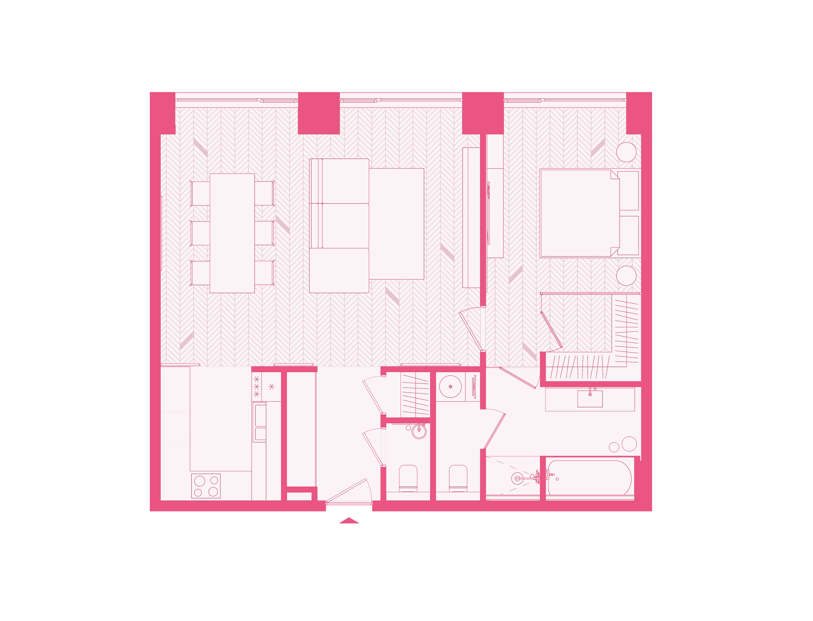 米色+黄铜色调 丰富的色调打造出不一样的居住空间-2