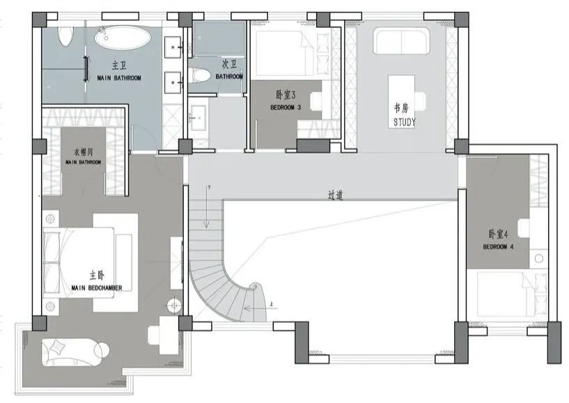 深圳 270㎡简美艺术大宅丨中国深圳丨予舍予筑空间设计(深圳)事务所-11