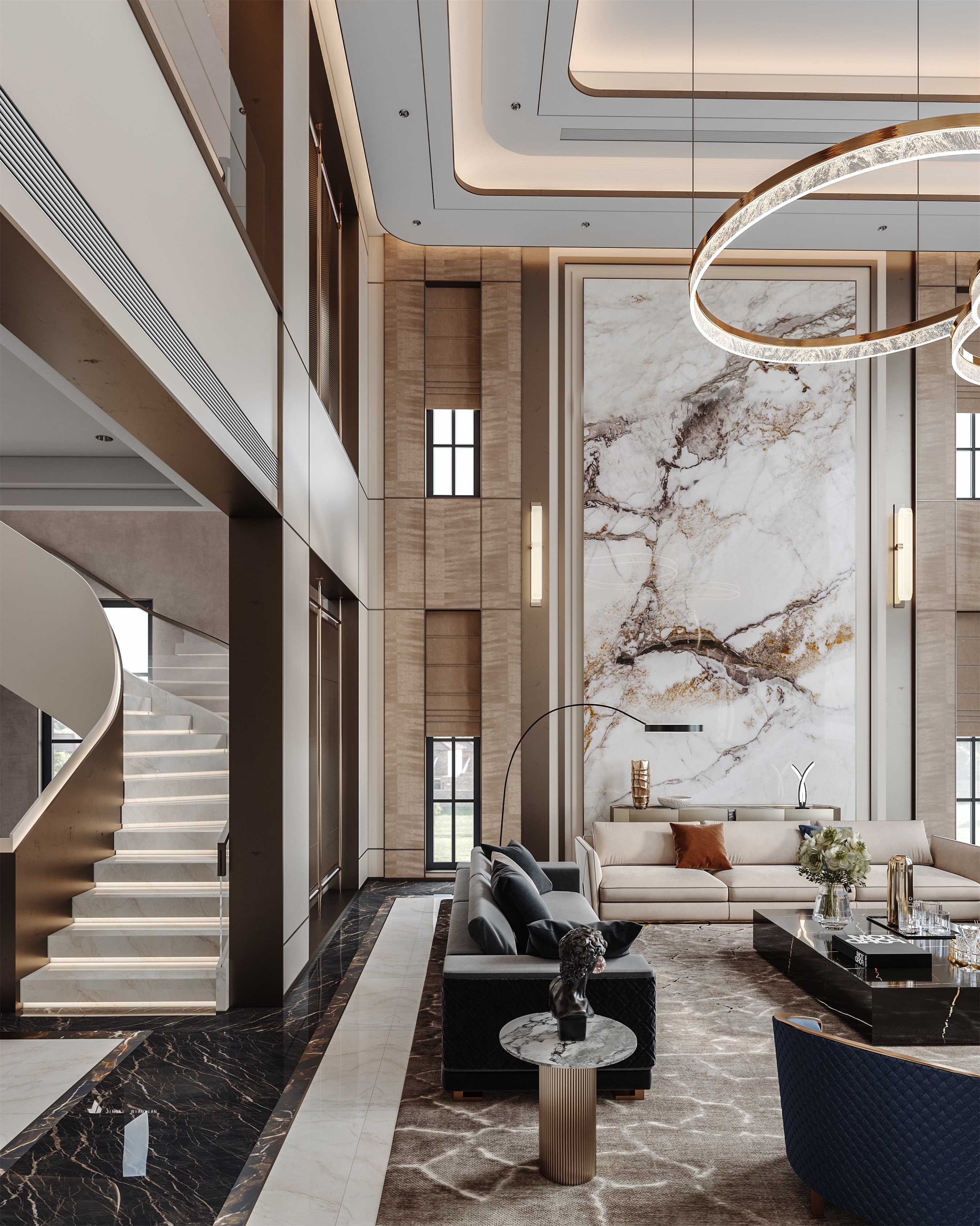 轻奢别墅案例集-23