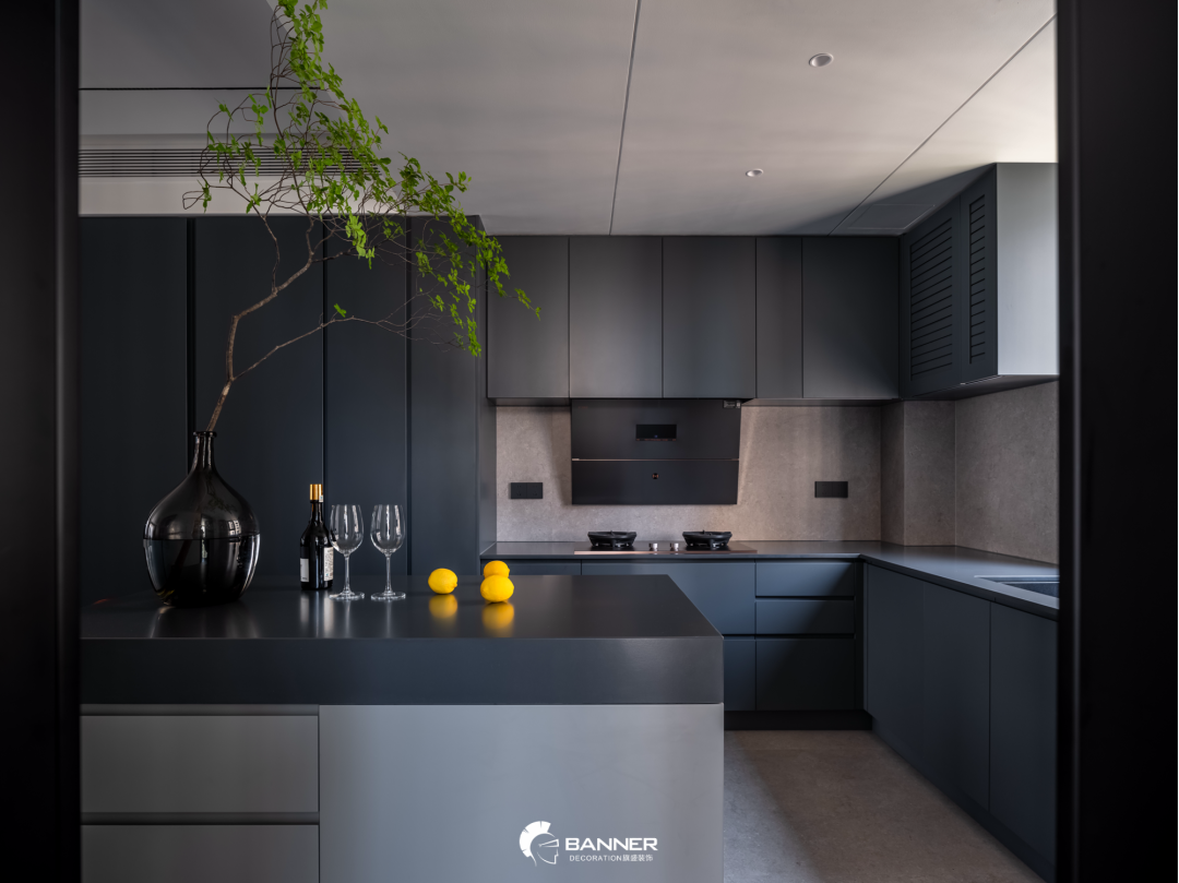 万达天樾现代简约风平层设计丨旗盛装饰首席设计师段峰-33