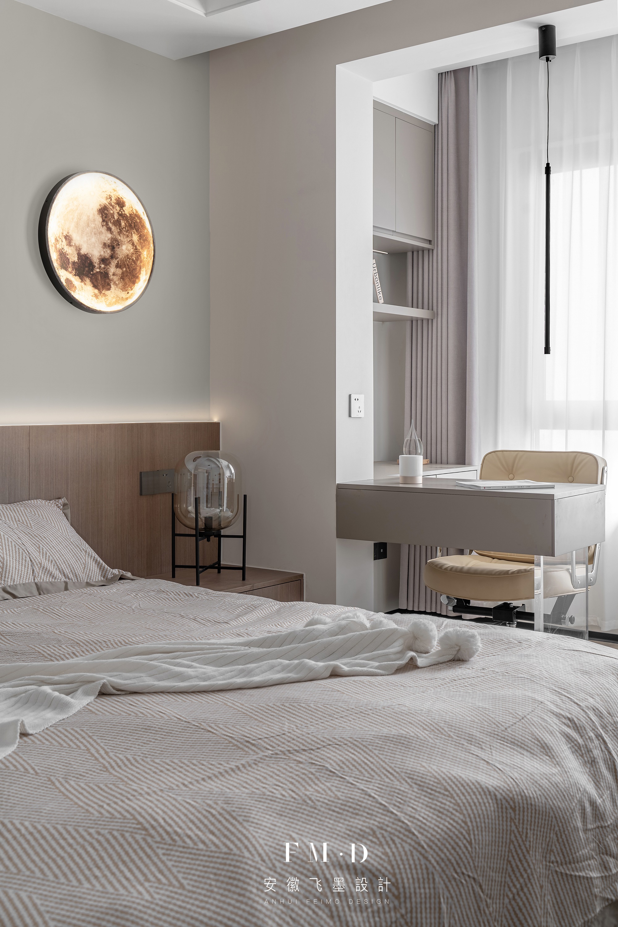 飞墨新作 || 三世同堂居132㎡现代简约家，高度舒适感拿捏！-14