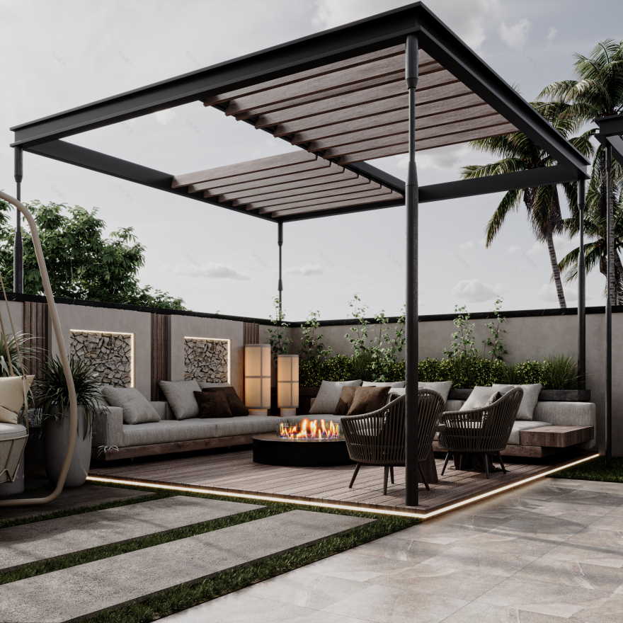 现代花园和屋顶设计-2