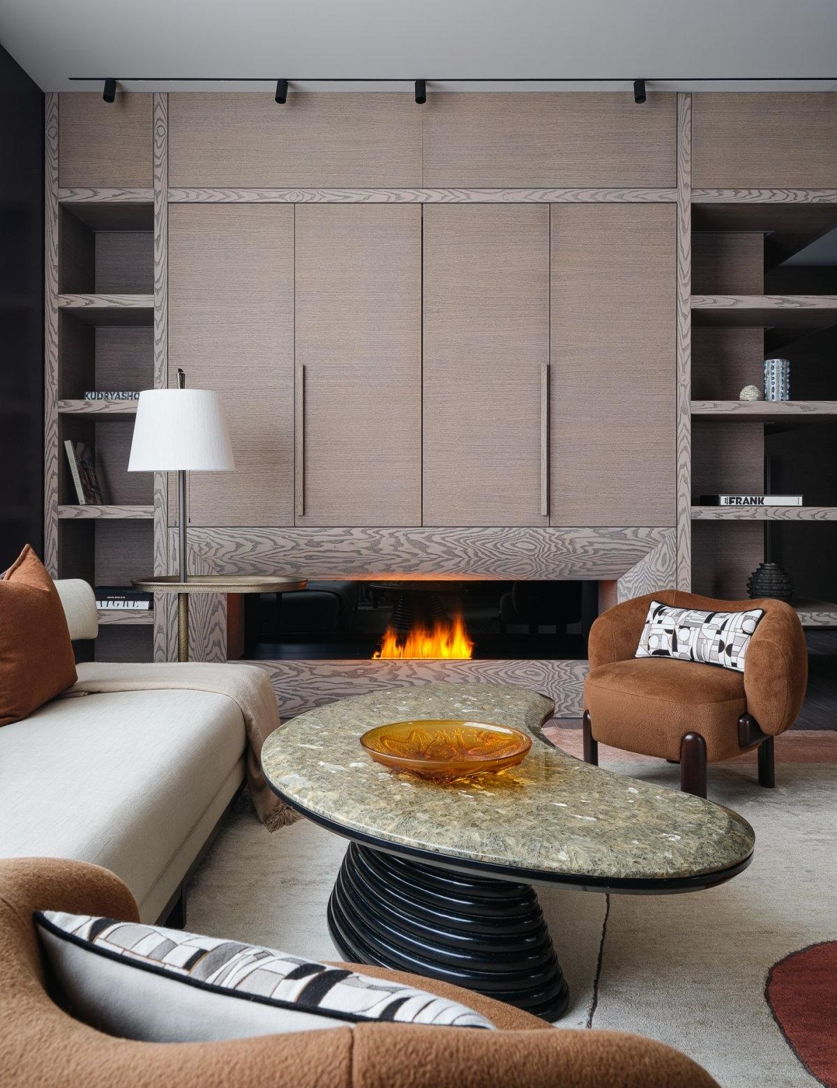 莫斯科公寓室内设计丨俄罗斯莫斯科丨Ekaterina Spinelli-2