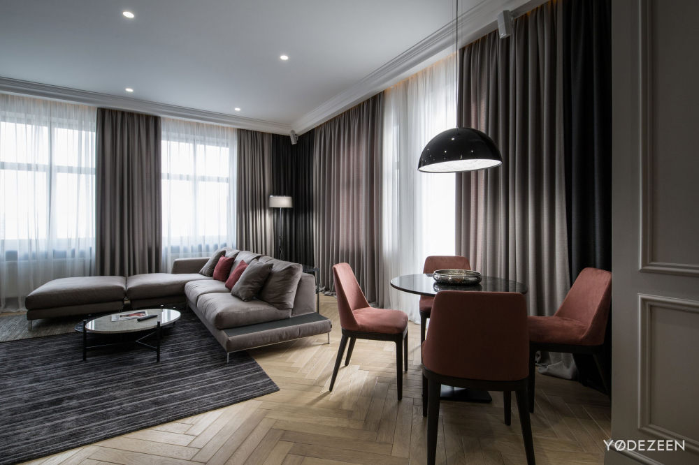 现代欧式混搭风某国外样板房设计-28