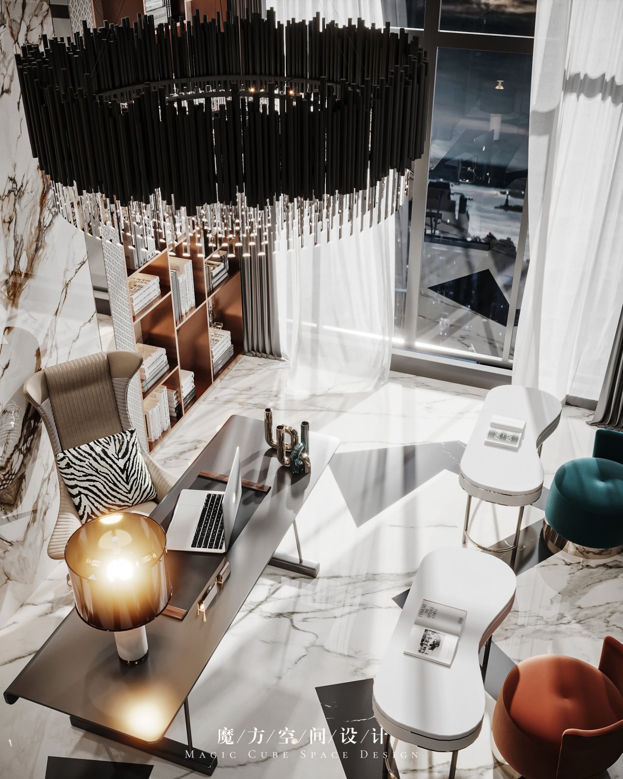 南昌意式轻奢别墅项目丨中国南昌丨魔方空间设计-23