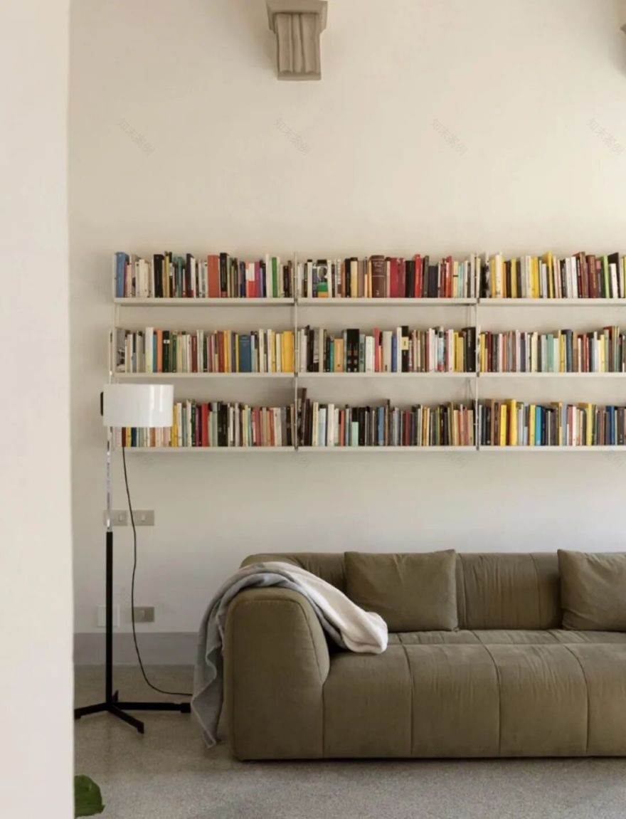 长在审美上的 满墙书柜-10