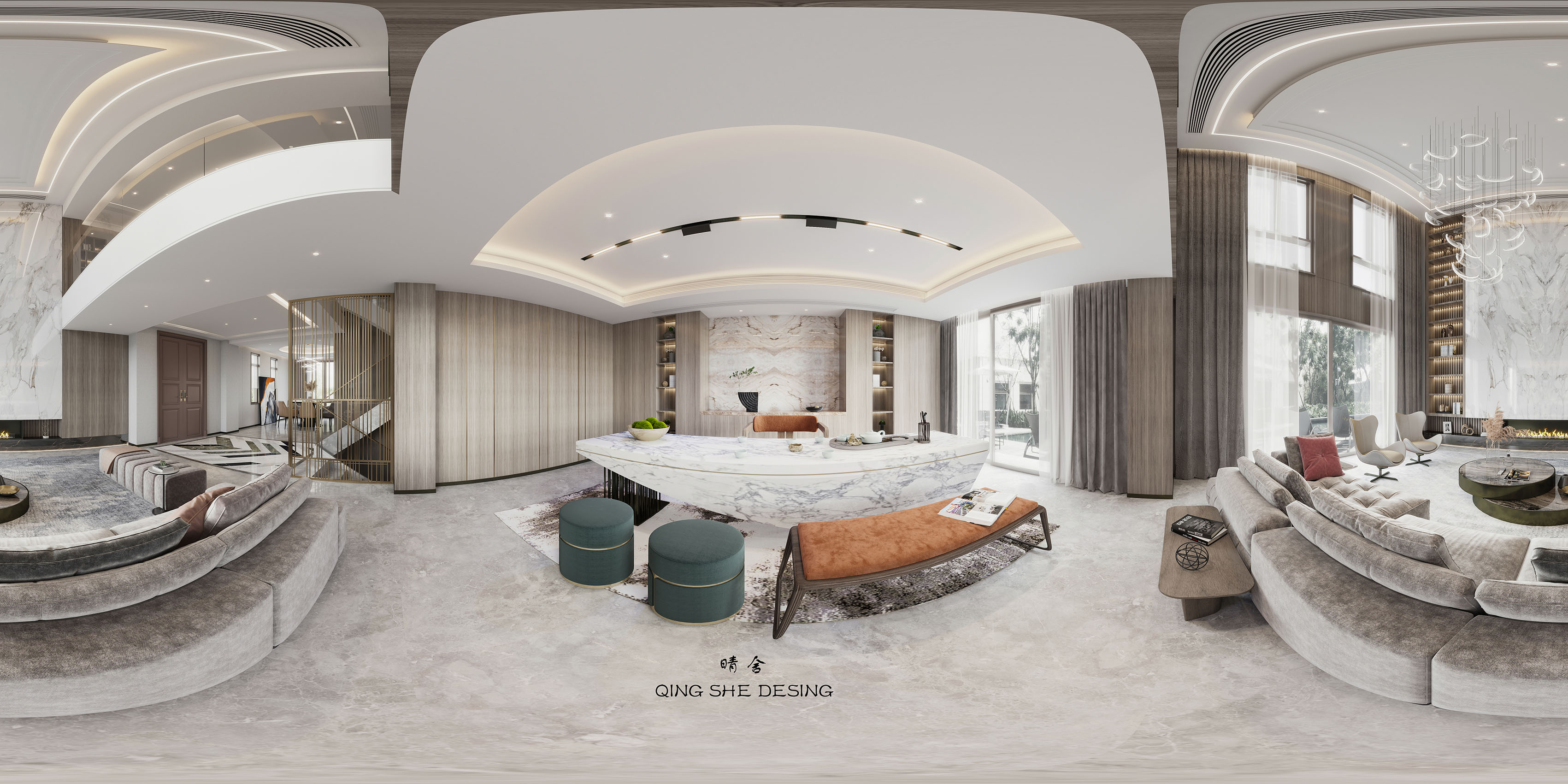 颐景御园建材生意业主的稳重温馨之家-10