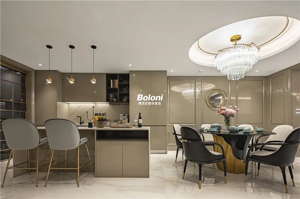 远洋天著 480㎡轻奢混搭风,打造和谐而多彩的家-25