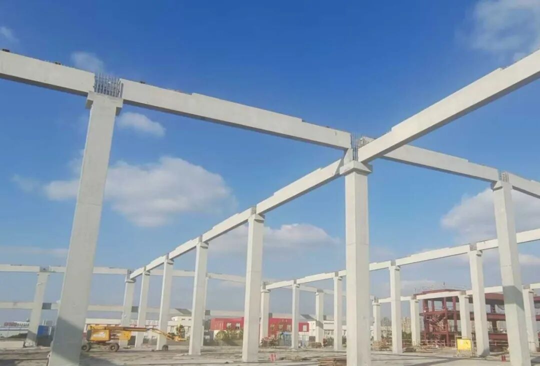 “零碳绿园”刷新进度条！中建八局这个物流枢纽工程全面封顶-41