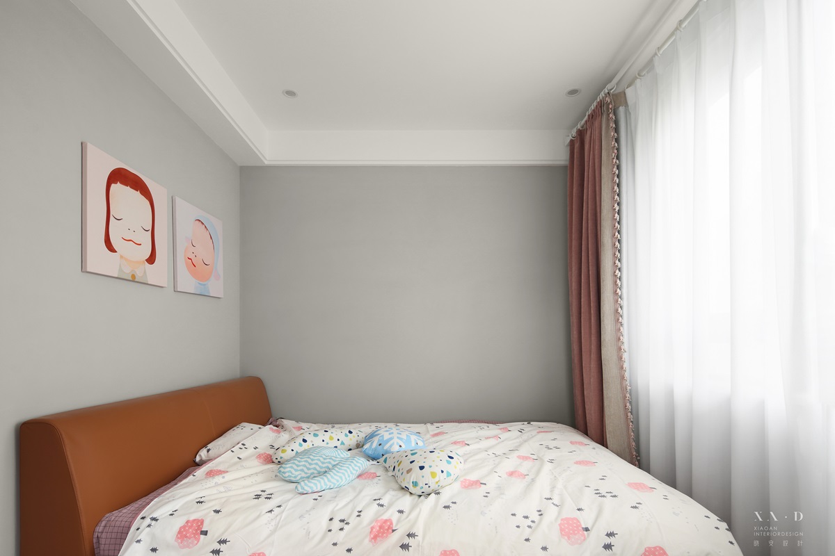 晓安设计 · 虞夏浅梦,融于质感的灰调美式-35