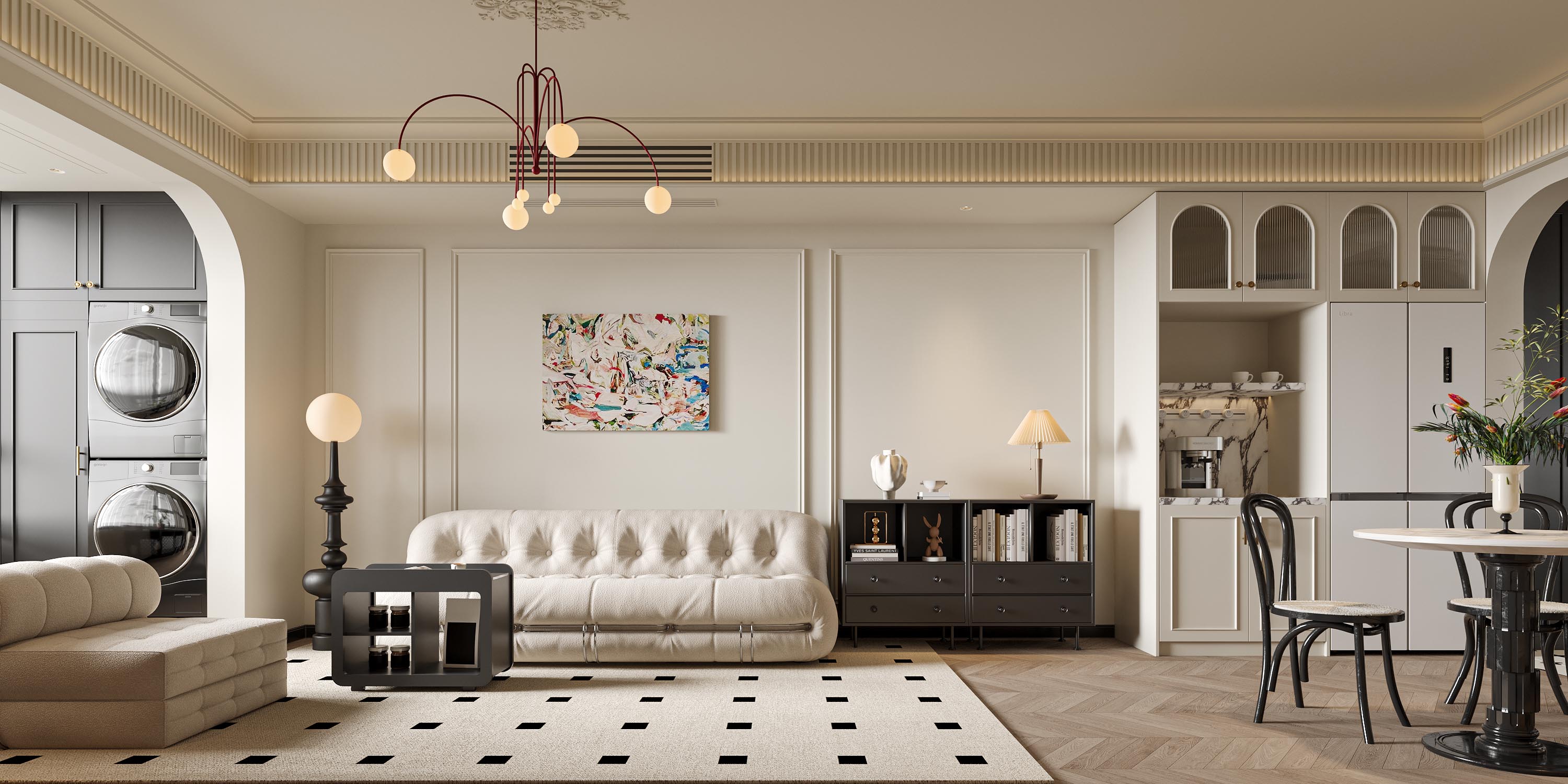 DEFIN DESIGN | 阳光汾河湾法式复古-1