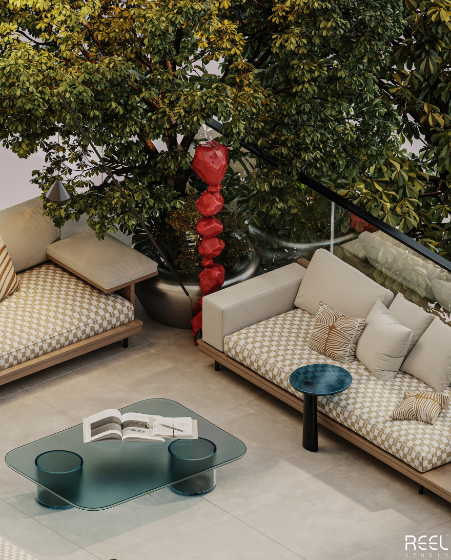 Roof Landscape Design(屋顶景观设计)丨沙特阿拉伯丨Reel Studio-5