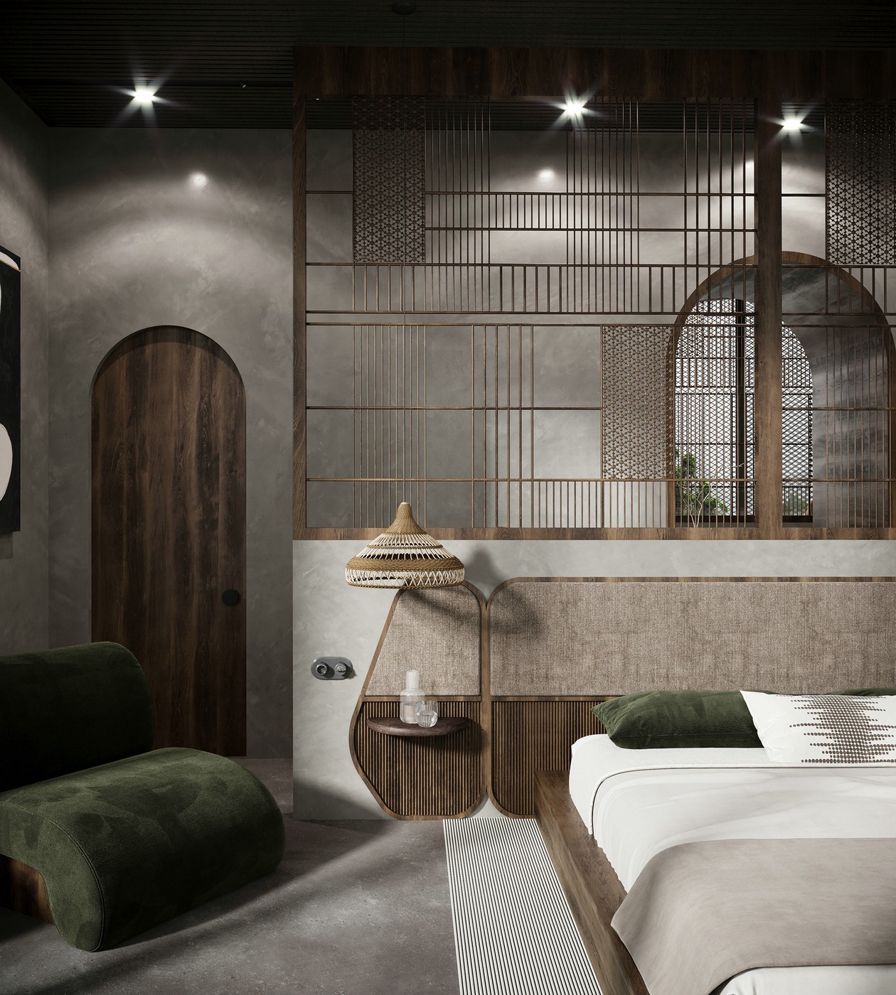 水泥灰+侘寂风，构筑不一样的静谧住宅-15