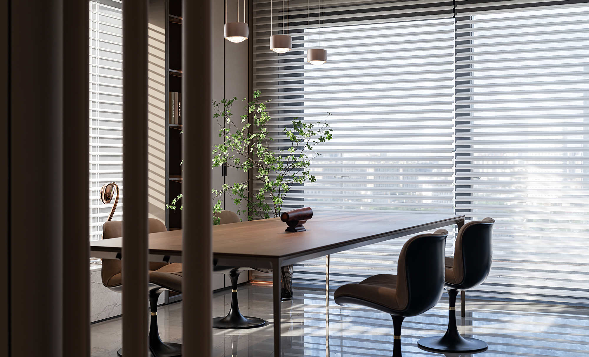 魔都陆家嘴 420㎡艺术大平层私人住宅丨中国上海丨循光空间-61