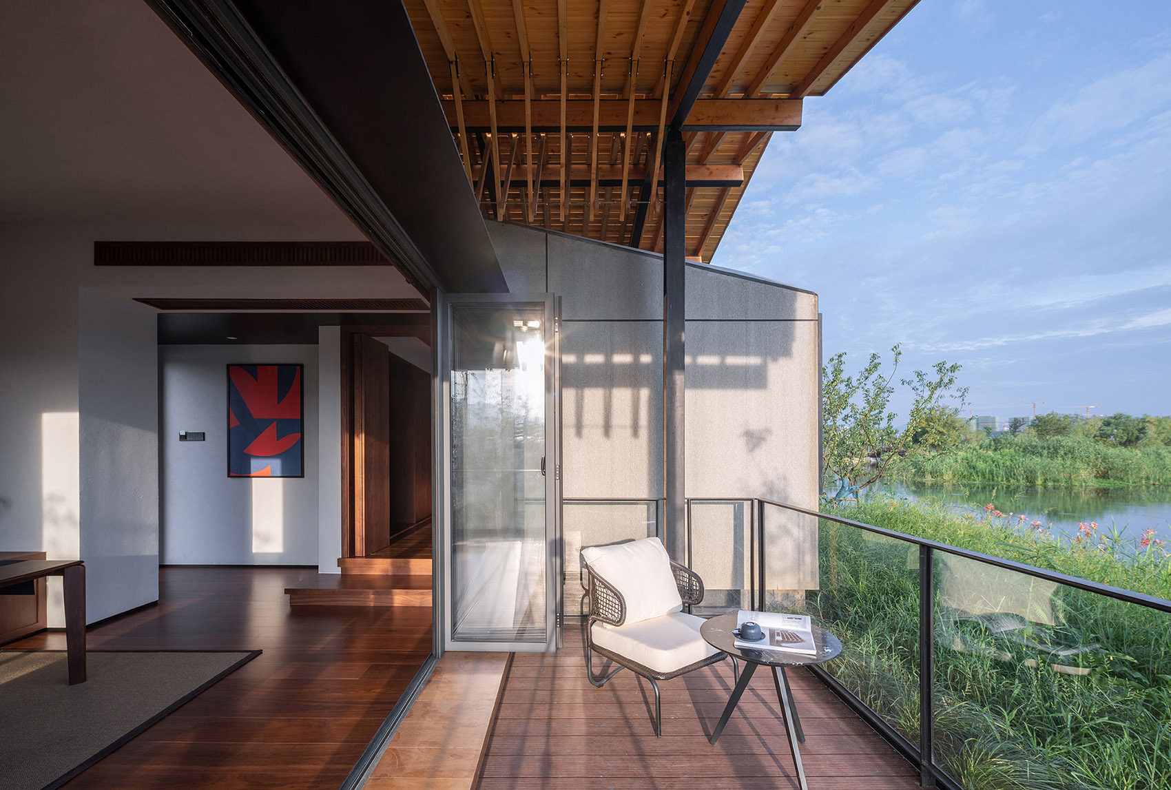 富阳阳陂湖湿地生态酒店丨中国杭州丨尌林建筑设计事务所-128