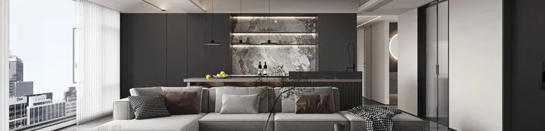 重庆壹号院暗黑风格现代极简设计丨中国重庆丨空一筑造-65