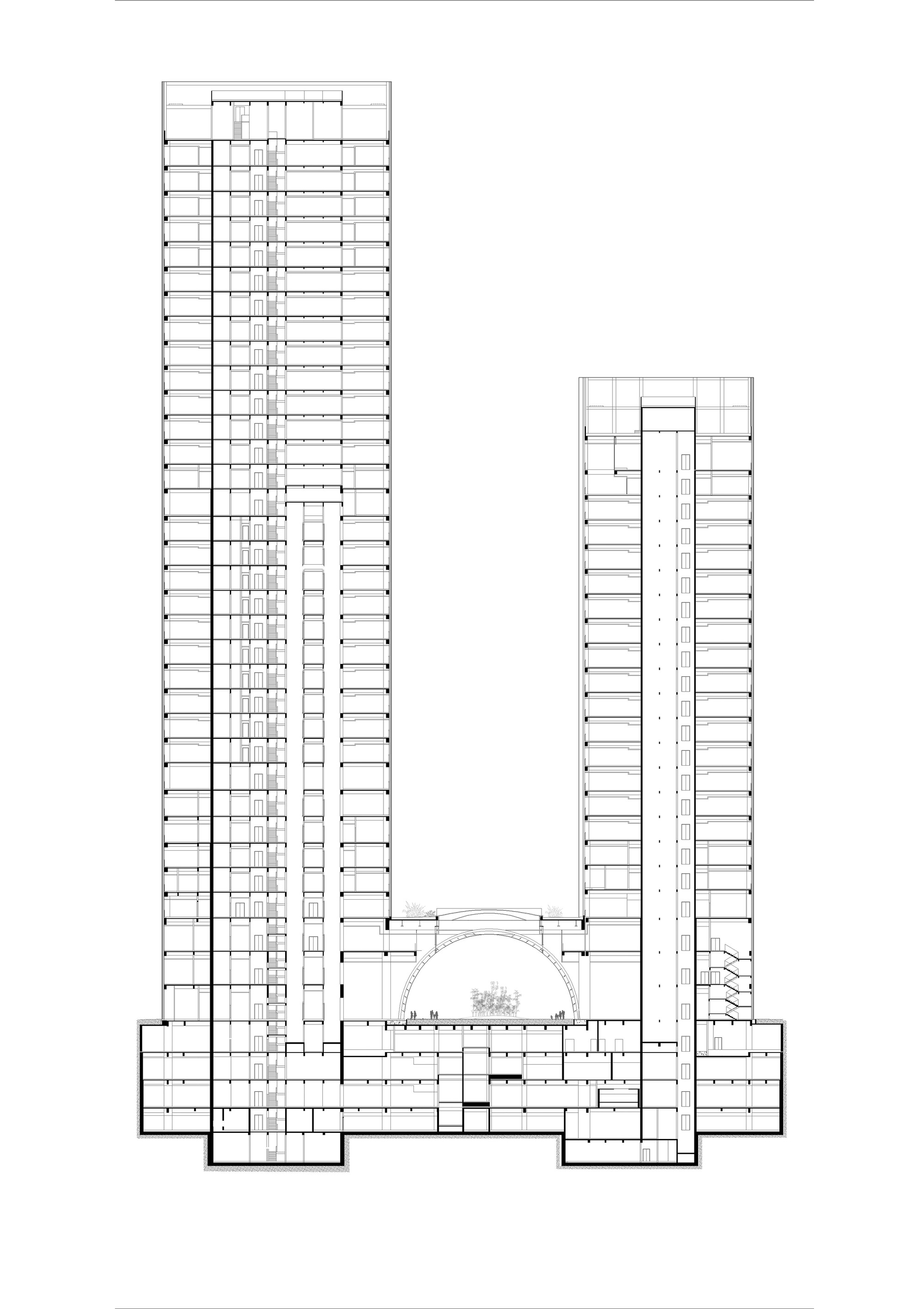 ZHUBO DESIGN丨办公建筑丨CDB Bank & Minsheng Bank Financial Building-40